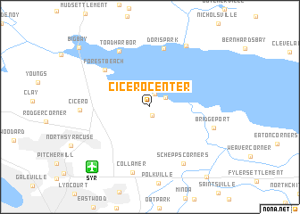 map of Cicero Center