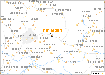 map of Cicujang