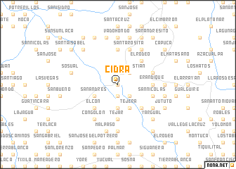 map of Cidra