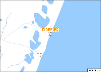 map of Cidreira