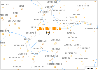 map of Cieba Grande