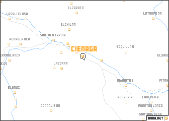 map of Ciénaga