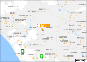 map of Cienega