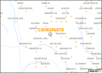 map of Cienegpunta