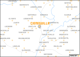 map of Cieneguilla