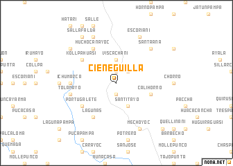 map of Cieneguilla