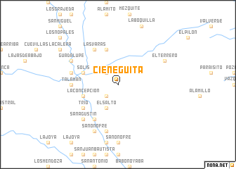 map of Cieneguita