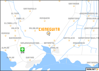 map of Cieneguita