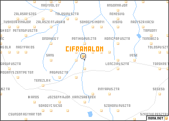 map of Ciframalom