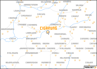 map of Cigarung