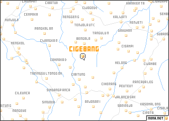 map of Cigebang