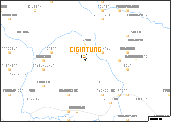 map of Cigintung