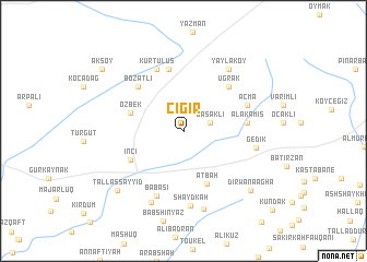 map of Çığır