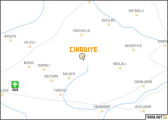 map of Cihadiye