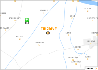 map of Cihadiye