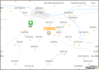 map of Ciheiu