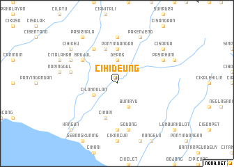 map of Cihideung