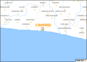 map of Cihurang