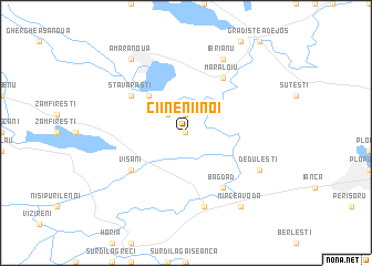 map of Cîinenii Noi