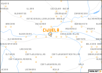 map of Cijuela