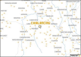map of Cikalancing