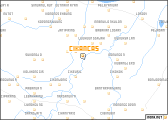 map of Cikancas