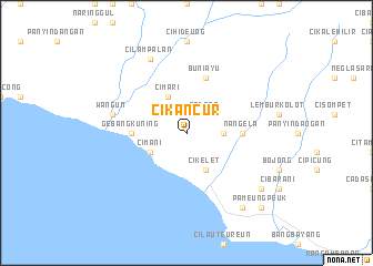 map of Cikancur