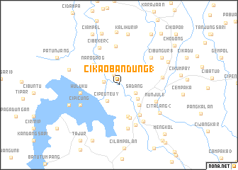 map of Cikaobandung 1