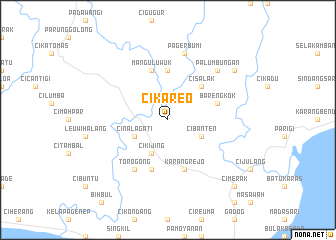 map of Cikareo