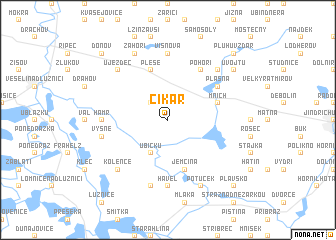 map of Cikar