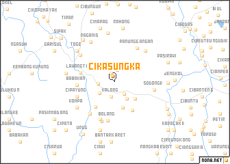 map of Cikasungka