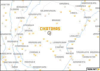 map of Cikatomas