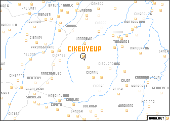 map of Cikeuyeup