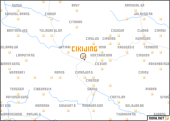 map of Cikijing