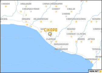 map of Cikopo