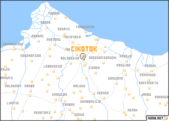 map of Cikotok