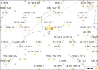 map of Cikó