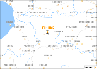 map of Cikuda