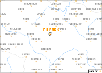 map of Cilebak