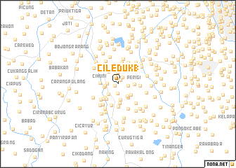 map of Cileduk 1