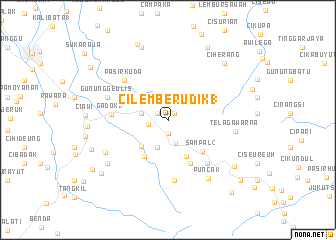 map of Cilember Udik 1