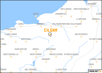 map of Cilgwm