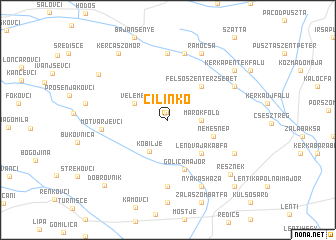 map of Cilinkó