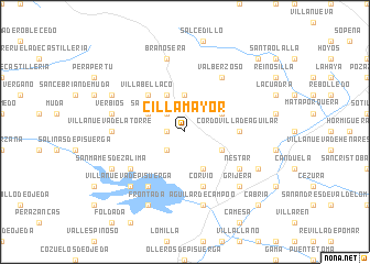 map of Cillamayor