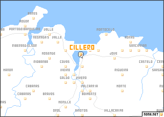 map of Cillero