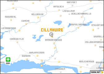 map of Cill Mhuire
