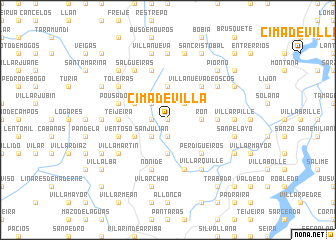 map of Cimadevilla