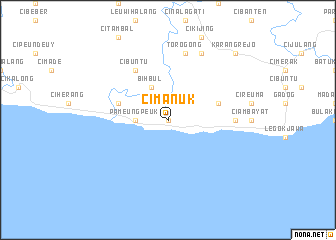 map of Cimanuk