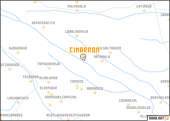 map of Cimarrón