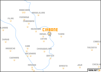 map of Cimbane